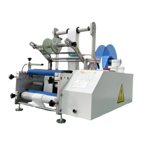 Semi Automatic Small Mini Desktop Sticker <strong>Labeling</strong> <strong>Machine</strong> for Glass Plastic <strong>Round</strong> Bottles and Cylinders Manual Mode Included - Product Image 4