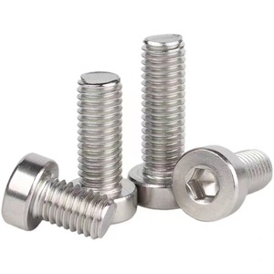 Cup Head Hex Socket Screws 304 Stainless Steel Metric Standard <b>Thread</b> Class 8.8 Low Head Bolts For <b>Lock</b> Applications - Product Image 2