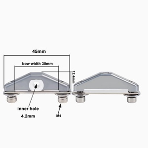 Guide de fil pour machine à tresser 500, œillet en céramique, trou intérieur 10 mm, support en alliage métallique, OEM - Product Image 1