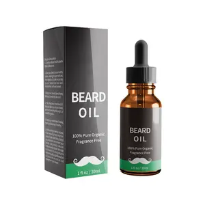 men's growth fragrance natural organic no Benzoate esters no mineral oil best beard oil custom private label men beard oil