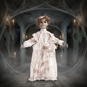 Muñeca Animada Victoriana de Halloween con Sensor de Movimiento para Casa Embrujada o Escape Room - Product Image 2
