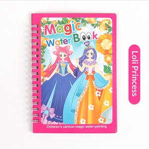 Libri ad Acquerello Riutilizzabili Senza Disordine, Giocattolo da Viaggio, Libro Silenzioso per Aereo, Tappetino Attività con Acqua - Product Image 6