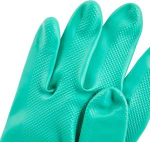 Guantes de nitrilo resistentes con forro de algodón Resistente al ácido alcalino Químico y látex inmune al aceite Libre de goma - Product Image 3