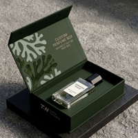 Confezione Regalo Premium Personalizzata per Colonia Verde e Scatola Magnetica per Profumo con Scatola di Carta Profumata e Scatola per Packaging Fragranze