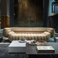 Dernier ensemble de meubles de maison de luxe canapé sectionnel en velours 3 places confortable vert pour salon