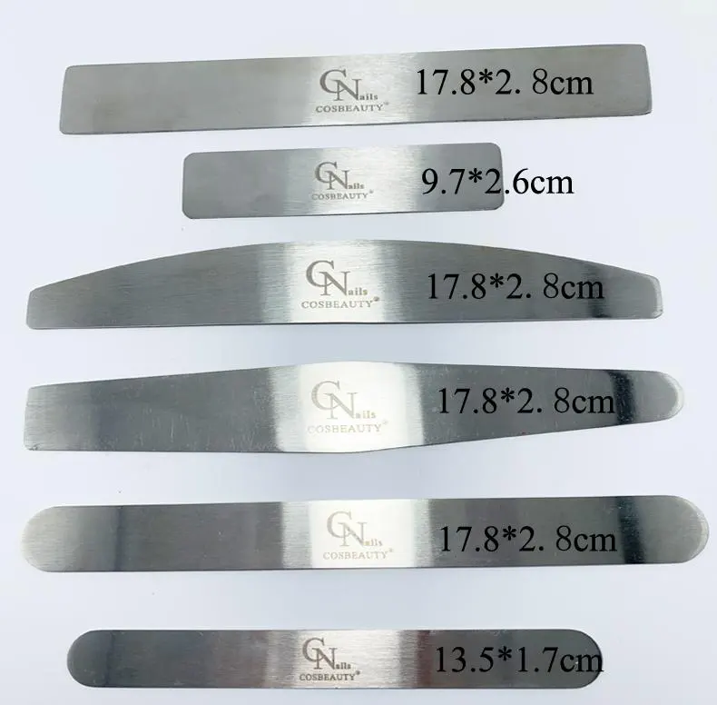 Private Label Stainless Steel Core Laser Painting Logo Removable Metal Handle Refill Type Nail File