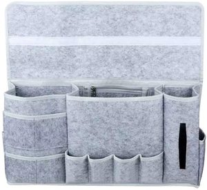 Organizzatore del Caddy del comodino 2026 di stoccaggio del <span class=keywords><strong>divano</strong></span> scrivania in feltro <span class=keywords><strong>da</strong></span> comodino appeso bracciale Organizer per libro telecomandato Mobile - Product Image 4