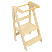 Tabouret d'appoint pliable pour tout-petits, très vendu - Multifonctionnel en bois massif pour salon et salle de bain