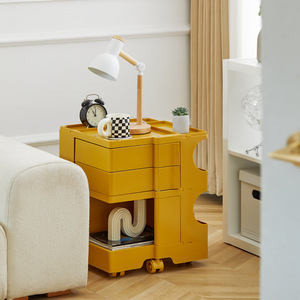 Chariot créatif Casier à collation de style nordique Armoire de rangement amovible pour <span class=keywords><strong>Internet</strong></span> Plastique pour le stockage des aliments - Product Image 5