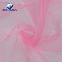 Tissu en dentelle maille élastique 20D 155cm/61POUCES 100% polyester pour robes de mariée - Fournisseur en gros