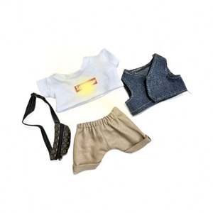 Popular Traje de Muñeca de Bambú Labuibui Primera/Segunda Generación, Adorable Juguete de Dibujos Animados Unisex 14+, Accesorios Colgantes de Ropa de Plástico PVC - Product Image 4