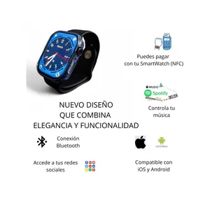 Benedo serie 10 Pro/X Smartwatch tecnologia avanzata di controllo Touch risposta/funzione di pagamento videochiamata compatibile Wearfit Pro - Product Image 5