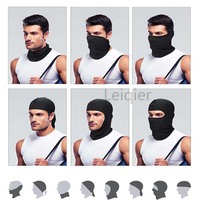 Masque de ski intégral respirant avec logo personnalisé, protection solaire, masque de cyclisme extérieur pour le sport, logo imprimé, masque de ski et de cyclisme
