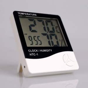 Thermomètre numérique domestique HTC1 <span class=keywords><strong>pour</strong></span> poulailler, incubateur, température et humidité, thermo-hygromètre - Product Image 2