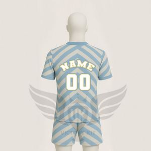 Conjunto de Camiseta y Pantalones Cortos de Fútbol Retro de Argentina 2026 para Hombre, Personalizable, Transpirable, con Cuello en V - Product Image 2