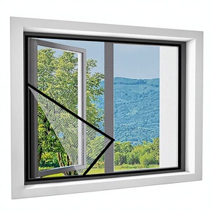 Moustiquaire magnétique anti-moustiques perméable à l'air pour fenêtre, idéale pour la ventilation des fenêtres de la maison et du bureau - Product Image 2