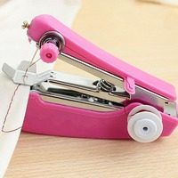 Machine à coudre portable, mini, manuelle, pratique, sans fil, outils de couture, machine à coudre électrique pour vêtements et tissus, usage domestique