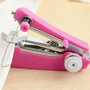 Portable <b>Sewing</b> <b>Machine</b> Mini Manual Handy Needlework Cordless Tools Stitch Sew Clothes Fabric Electric <b>Sewing</b> <b>Machine</b> Household - Product Image 3