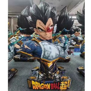 Estatua de Goku Super Saiyan 4 de <span class=keywords><strong>Dragon</strong></span> <span class=keywords><strong>Ball</strong></span>, Busto de Vegeta de Tamaño Real, Figura de Resina de <span class=keywords><strong>Gogeta</strong></span> para Decoración de Anime - Product Image 2