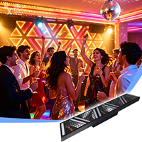 Éclairage de scène LED matriciel à 5 têtes RX avec RGB DMX512 et contrôle vocal, mode automatique, construction métallique IP20 pour concert/KTV