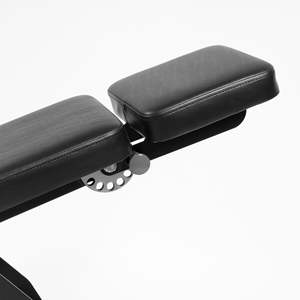 Banc de musculation pliable multifonctionnel à trois niveaux réglable universel pour haltères, presse pectorale, abdominaux et Pilates - Product Image 3