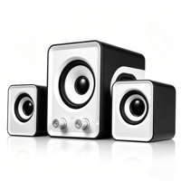 Altavoces USB de Escritorio para Hogar y Oficina, Coloridos, Multimedia, 2.1 Canales, 10W, Mini Altavoces para Juegos y Uso con Computadora, Venta al Por Mayor
