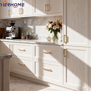 Ensemble de meubles de cuisine et de salle de bain sur mesure, système d'armoires en bois moderne avec rangement intelligent - Product Image 2
