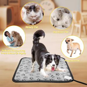 Manta Elétrica Aquecedora Impermeável, Anti-mordida e Resistente ao Desgaste 110v 220v para Répteis, Cães e Gatos - Product Image 5