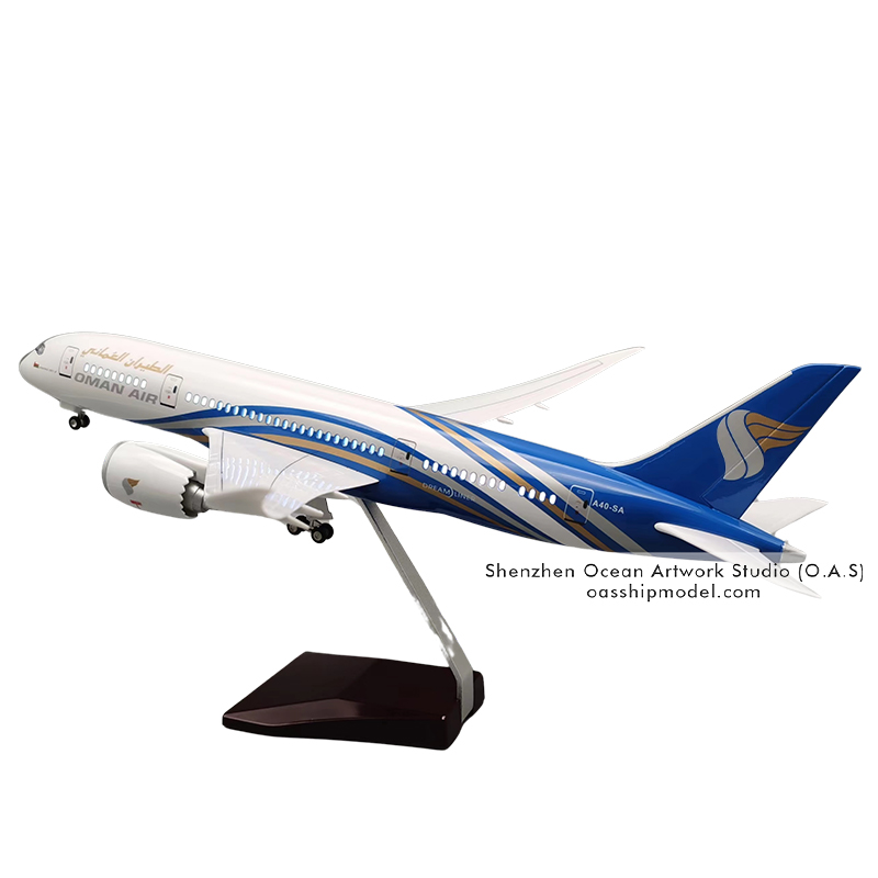 โมเดลเครื่องบิน 787 Oman Air