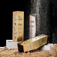Trophée en bois massif sur mesure avec gravure et impression UV, design durable sur le thème des animaux/du sport, pour récompenses et événements d'entreprise