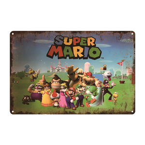 Plaque murale en étain personnalisée imprimée 20*30cm, <span class=keywords><strong>affiche</strong></span> métallique vintage rectangulaire, finition rouillée peinte - Product Image 6