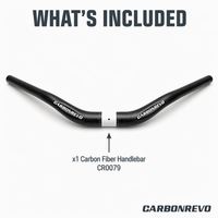 Guidon de trottinette électrique Carbonrevo réglable en hauteur, barre de direction résistante à l'usure, compatible pour les longues distances
