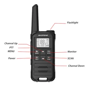 Baofeng-walkie-talkie FR-22A serie FR 22A, Radio bidireccional de 5km de alto alcance, 462-468MHz, para niños, venta al por mayor