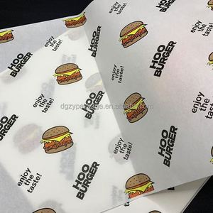Custom Eco-friendly Grease Proof Food Wrapping <b>Paper</b> for Chicken Burrito Hamburger Bread Cookie Jelly Lollipop-Recyclable - Product Image 4