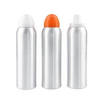 Bombe aérosol vide en aluminium 100 ml pour désodorisant, avec buse et capuchon, pour soins personnels, cosmétiques, huiles essentielles, parfums, rechargeable