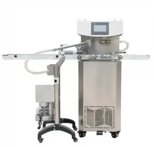 Chocolate Vibrating Coating Machine Line for Energy Bars and Cake Bread Donuts with Tempering and Moulding Functions