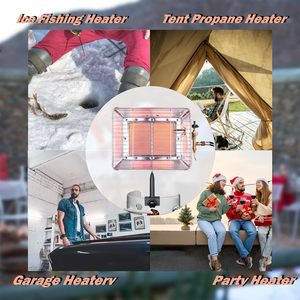 Portable Radiant Gaz Patio Chauffage Débardeur Camping Nouveau Design pour Industriel pour Chambre Salon Gaz Naturel <span class=keywords><strong>Propane</strong></span> GPL - Product Image 4