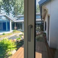 Ventana de Aluminio de Alta Hermeticidad y Resistencia al Agua HUACAI, Sistema de Ventana Moderna con Apertura Interna y Hoja Empotrada