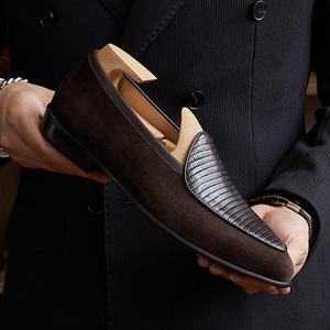 Zapatos de Cuero Formales para Hombre, de Una Pieza, Ligeros, de Alta Calidad, Cosidos a Mano, Nuevos 2026 - Product Image 6