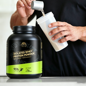 Isolat de protéines de lactosérum en poudre avec poudre de lait fermenté, vitamines, zinc, marque privée, OEM, sport - Product Image 3