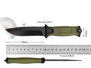 आउटडोर शिविर के लिए बहु-रंग एडीसी पोर्टेबल शिकार चाकू कस्टम ओएम - Product Image 6