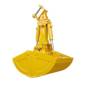 Ekskavatör kabuk kova taş kapma kömür Yard yükleme ve boşaltma ekskavatör seyahat kabuk kova çift açık - Product Image 5