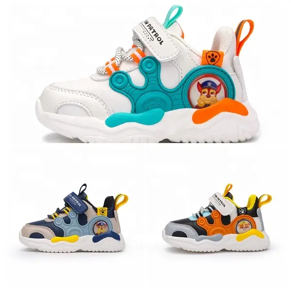 Yüksek kaliteli sevimli karikatür çocuklar Sneakers erkek kaymaz bebek ayakkabı çocuk spor ayakkabılar çocuk rahat ayakkabılar