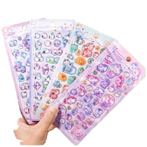 Adesivi in Resina Epossidica a Bolle con Unicorno e Gatto in Stile Pastello, Stelle, <span class=keywords><strong>Nuvole</strong></span>, Cuori, Decorazioni 3D Lucide e Tridimensionali per Diari, Telefoni, Tazze, Fai-da-Te e Artigianato - Product Image 2