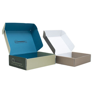 Phân hủy sinh học giấy kraft hậu cần bao bì hộp với dập nổi logo tùy chỉnh in kích thước tùy chỉnh - Product Image 1