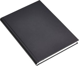 Carnet de notes professionnel A5 à couverture rigide, couleur noire, 10,5 x 7,5 pouces, lot de 2, prix usine - Product Image 2
