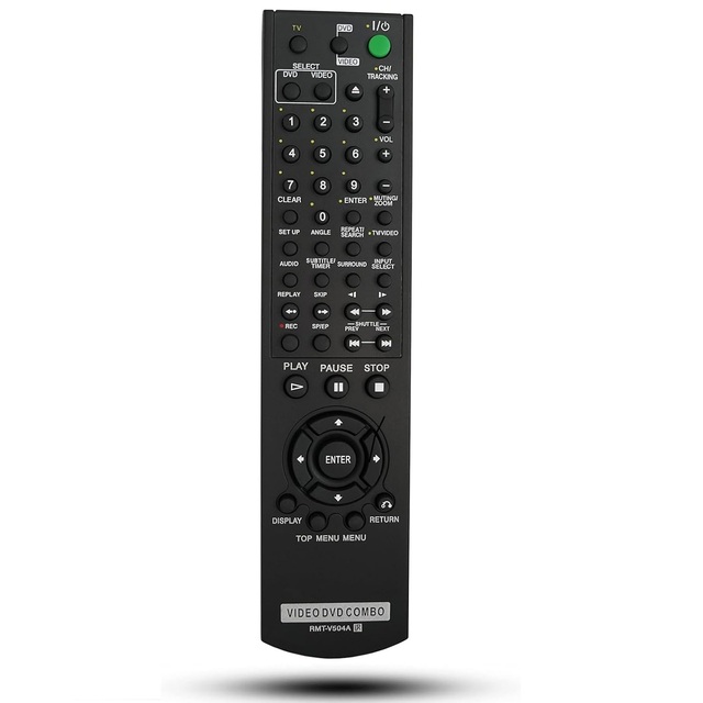 Replacement RMT-V504A Remote Control Fit for Sony DVD/VCR Combo Player Compatible with RMT-V501 RMT-V501A RMT-V501C