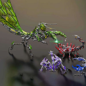 Rompecabezas 3D Mecánico <span class=keywords><strong>Mantis</strong></span> de +1000 Piezas, Juguete Educativo DIY, Modelo de Metal para Armar, Regalo Creativo Hecho a Mano para Adolescentes, 4 Estrellas, +7 Horas - Product Image 6