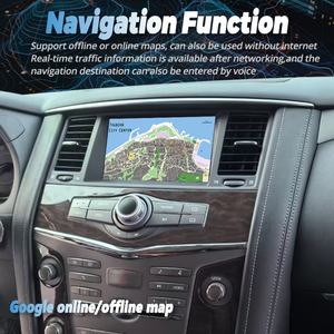 Écran QLED 8 pouces, 256 Go, Android 13, autoradio multimédia pour Infiniti Qx80 Qx56, pour Nissan Patrol Y62, GPS, Carplay, unité principale - Product Image 6