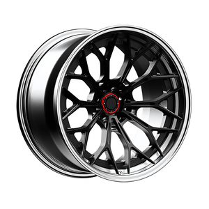 Juego de Dos Rines Forjados de 24 Pulgadas 5x1143 Estilo Deep Dish Cromados para Dodge Charger, Chrysler <span class=keywords><strong>300</strong></span>, Dodge Durango y Hellcat - Product Image 1